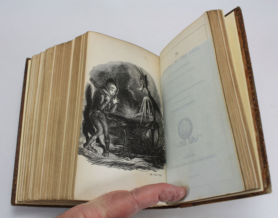Various Poems with Designs by Cruickshank and others, 1830, 17 Poems bound as one volume - many about The Devil.