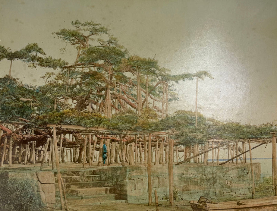 Vintage 19th Century Japanese Photo Album with Hand Tinted Albumen Prints, Studio of Kusakabe Kimbei