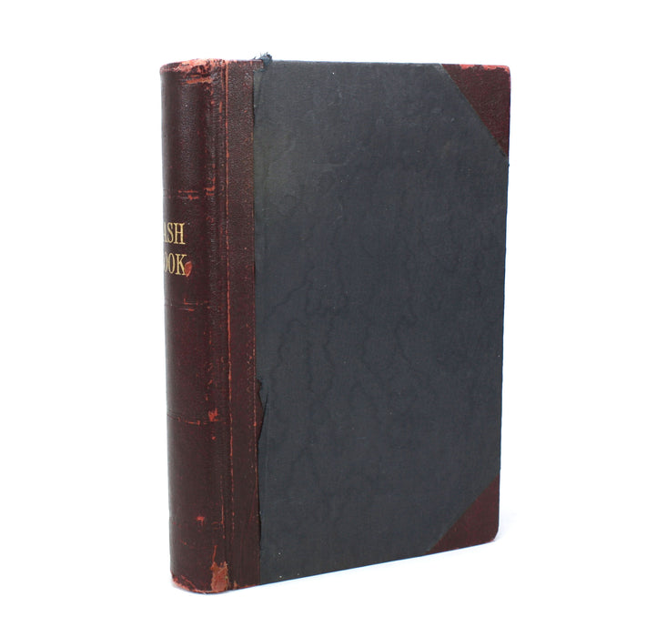 Vintage Accounts Ledger Book, Medium size 24cm. Largely Unused.
