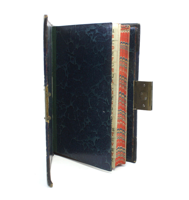 Vintage Accounts Ledger Books, A Group of 3 Ledgers with Brass Brahma Locks