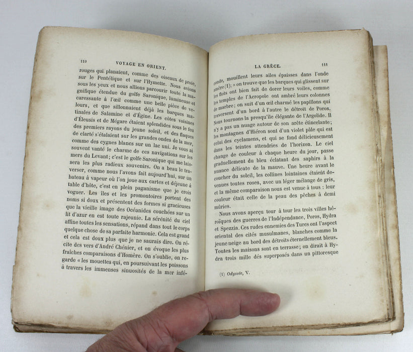Voyage en Orient; Joseph Reinach, Charpentier, Paris, 1879, 2 Volume Set