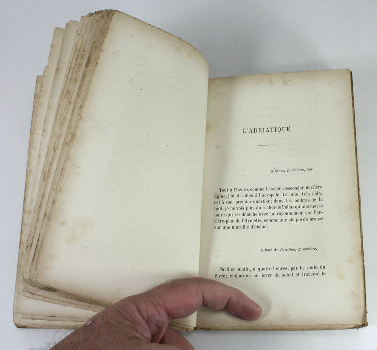 Voyage en Orient; Joseph Reinach, Charpentier, Paris, 1879, 2 Volume Set