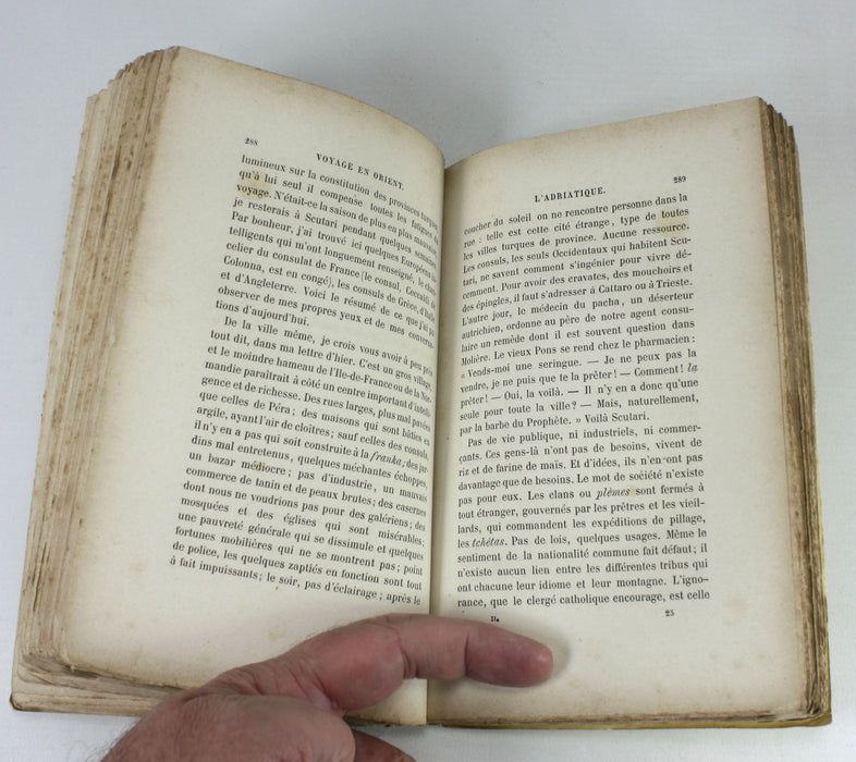 Voyage en Orient; Joseph Reinach, Charpentier, Paris, 1879, 2 Volume Set