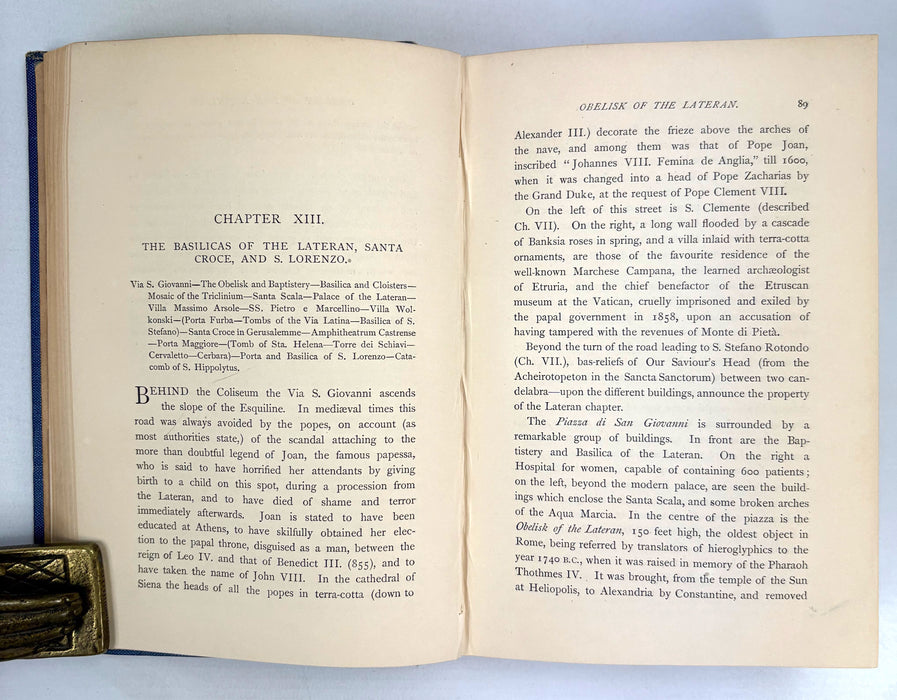 Walks in Rome, Augustus J.C. Hare, in Two Volumes, 1871