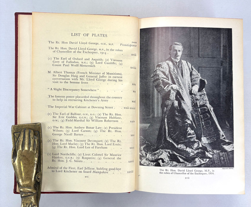 War Memoirs of David Lloyd George, 2 Volumes complete, Odhams Press, 1938