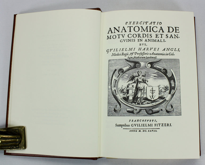 William Harvey; Exercitatio Anatomica De Motu Cordis Et Sanguinis In Animalibus, English Translation, Classics of Medicine Library, 1978