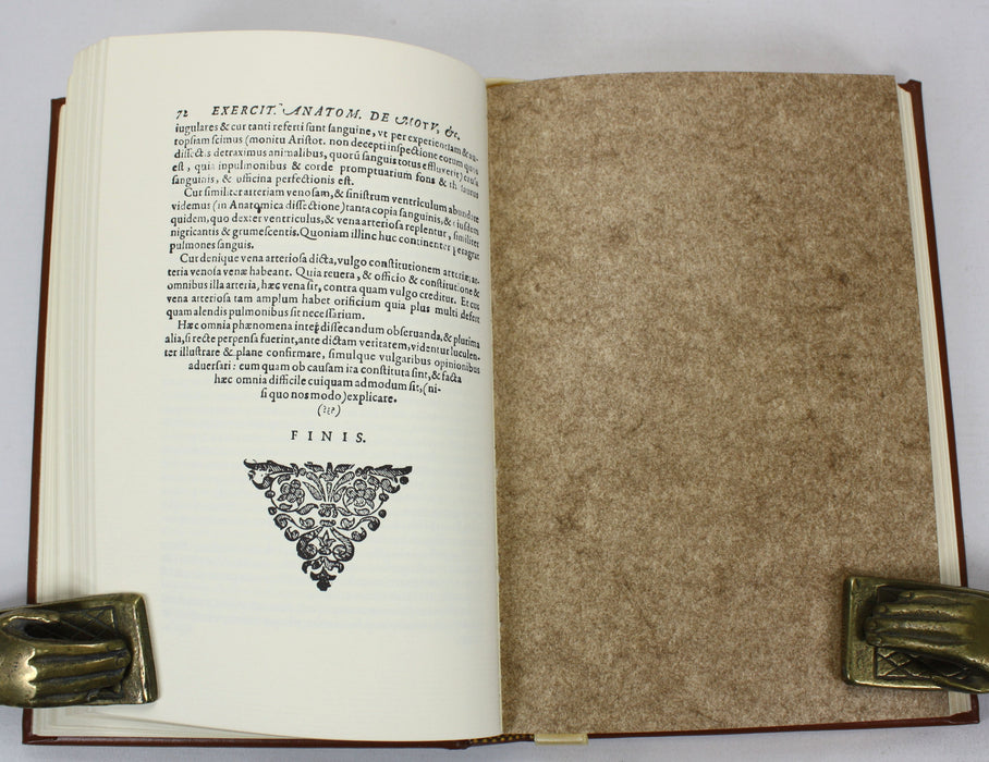 William Harvey; Exercitatio Anatomica De Motu Cordis Et Sanguinis In Animalibus, English Translation, Classics of Medicine Library, 1978