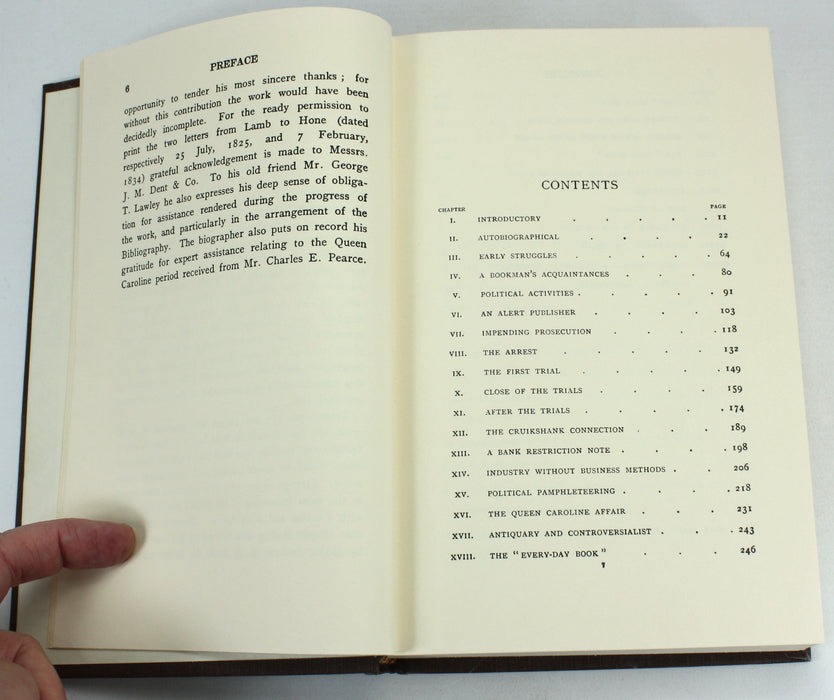 William Hone; His Life and Times, Frederick Wm. Hackwood, 1970 reprint of 1912 edition