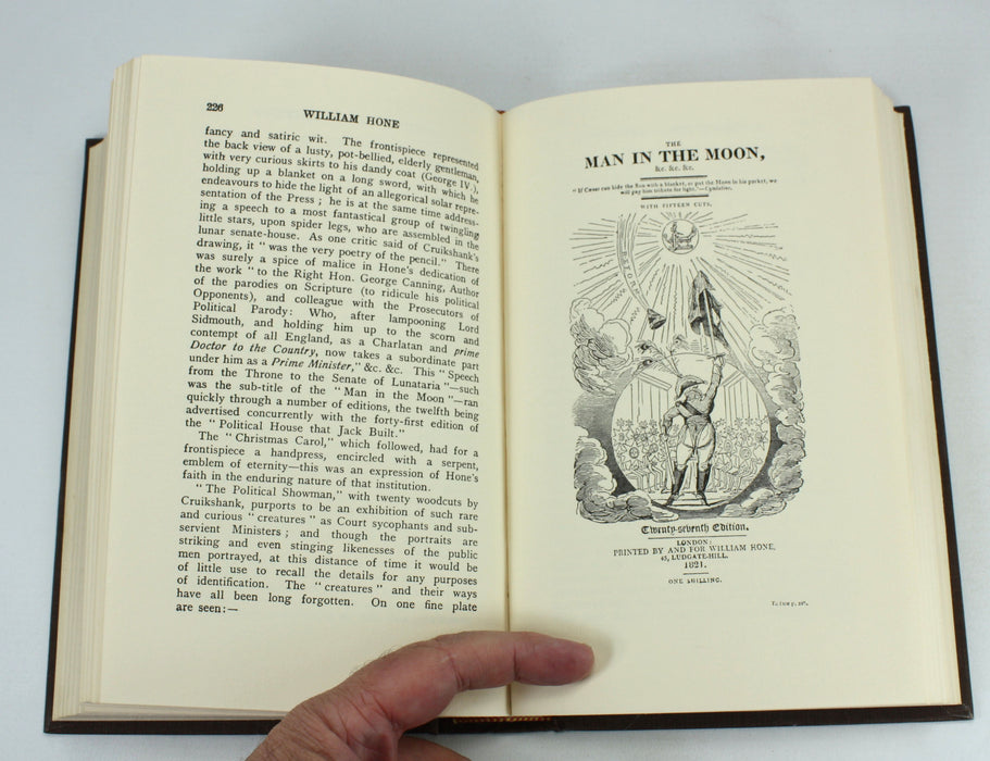 William Hone; His Life and Times, Frederick Wm. Hackwood, 1970 reprint of 1912 edition
