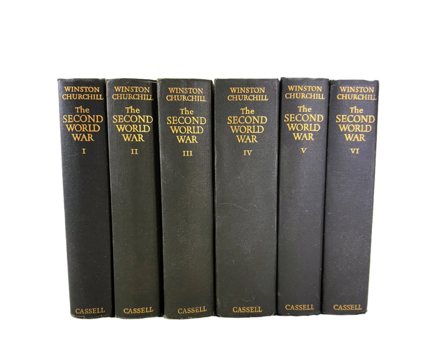 Winston S. Churchill; The Second World War, 6 Volume set, 1948-1954.