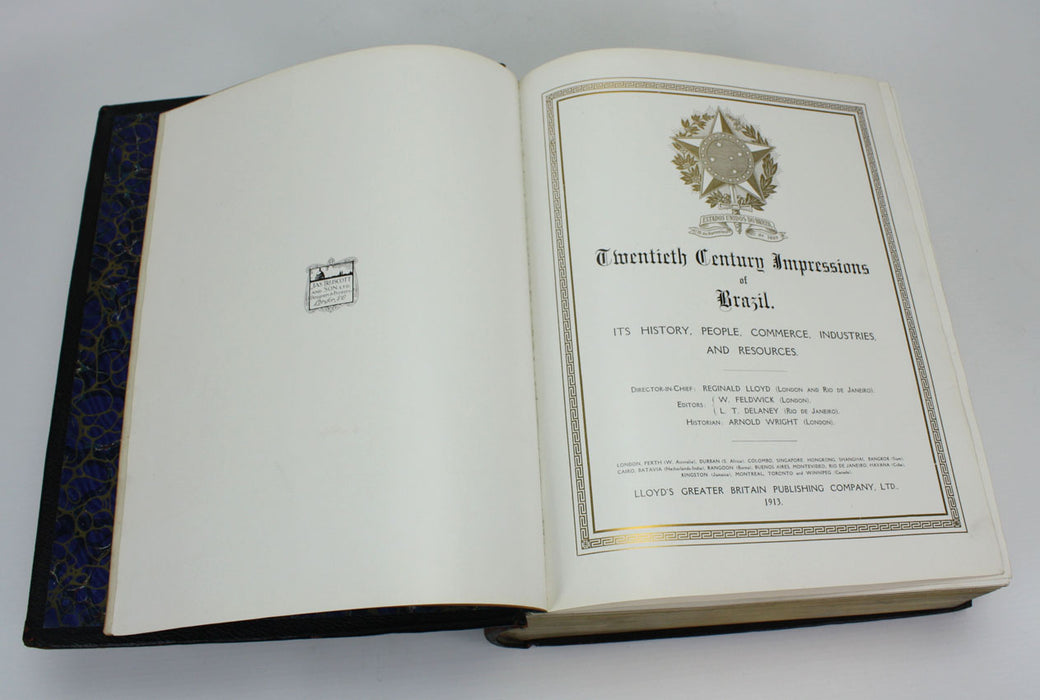 Twentieth Century Impressions of Brazil, 1st edition, 1913