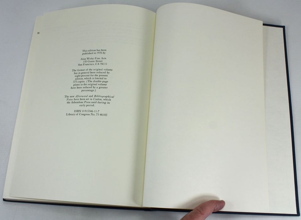 A Descriptive Bibliography of the Books Printed at the Ashendene Press, MDCCCXCV-MCMXXXV, limited edition