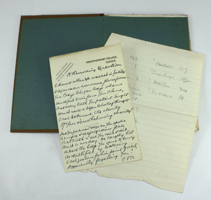 A Father of Women and Other Poems, inscribed by Alice Meynell, 1917