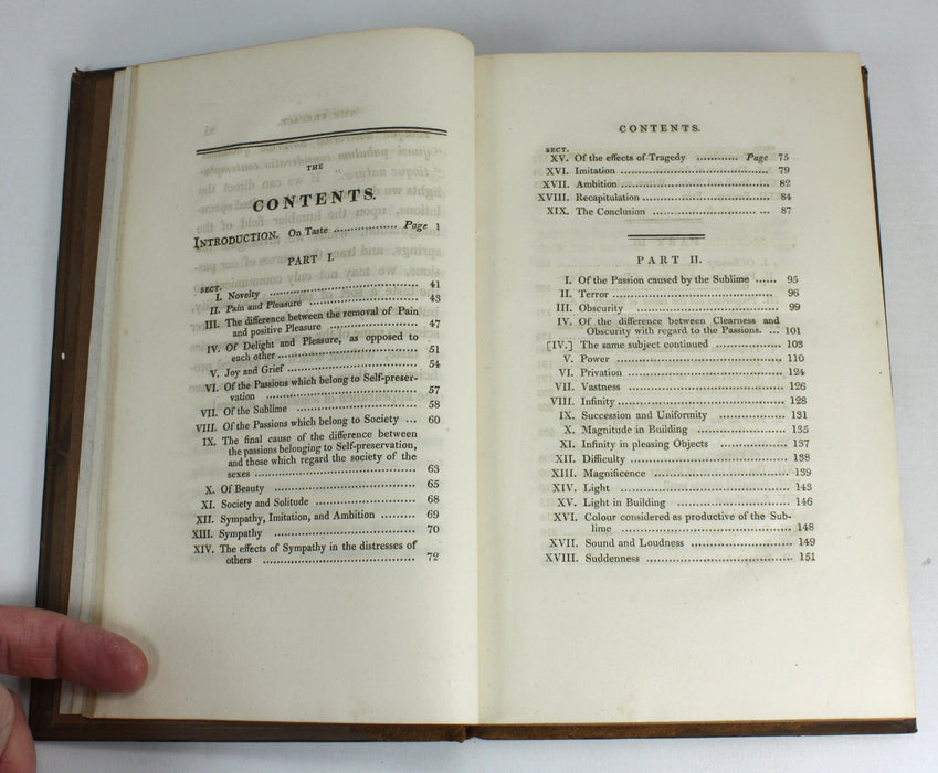 A Philosophical Enquiry into the Origin of our Ideas of the Sublime and Beautiful, Edmund Burke, 1812