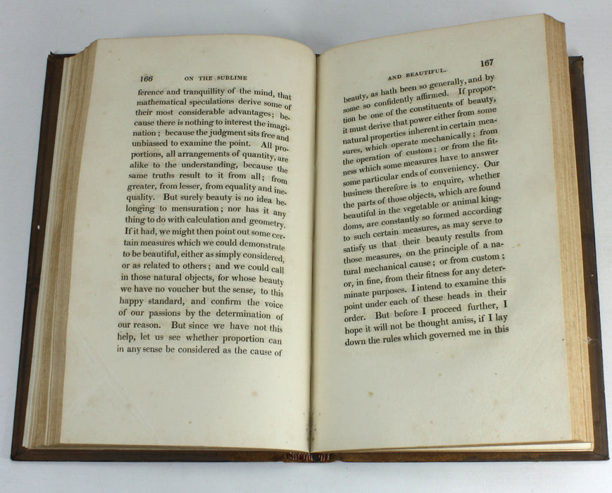 A Philosophical Enquiry into the Origin of our Ideas of the Sublime and Beautiful, Edmund Burke, 1812