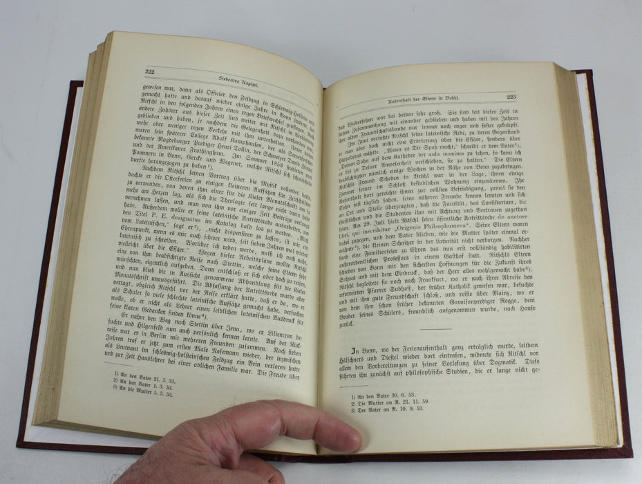 Albrecht Ritschls Leben, Dargestellt von Otto Ritschl. 2 Volumes complete. 1892 - 1866.