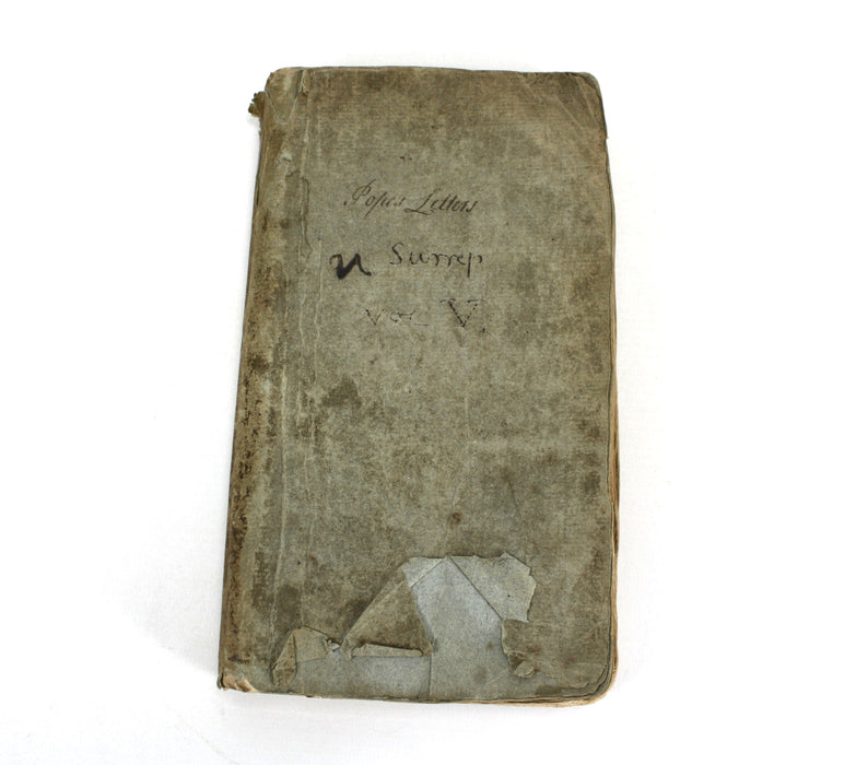 Alexander Pope Letters; Literary Correspondence, 1737