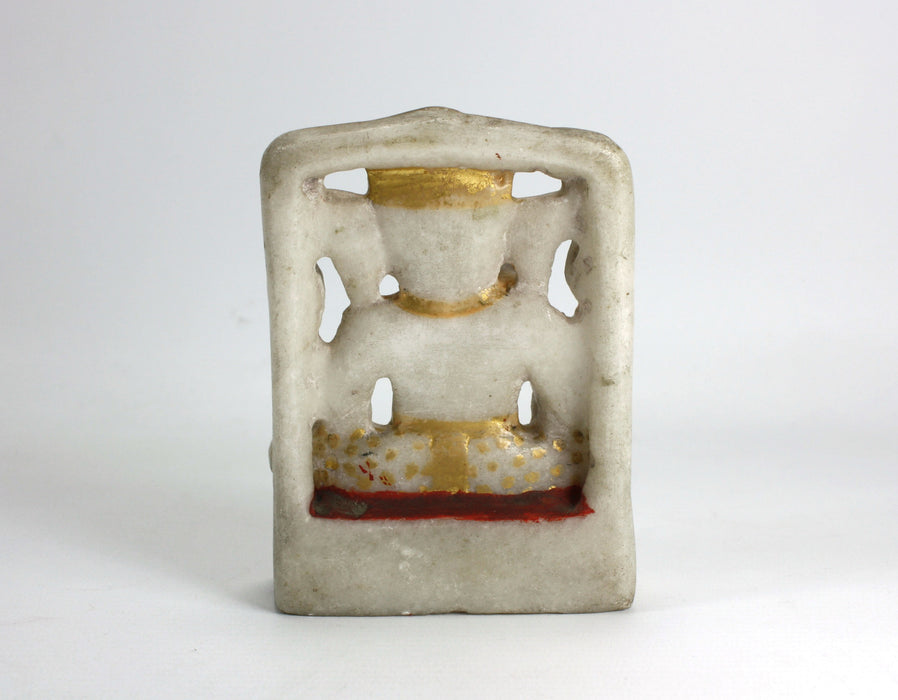Antique Indian Alabaster Ganesh statue, 10.5cm high