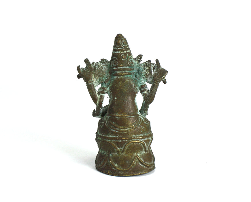 Antique Indian Ganesh Statue, 8.2cm