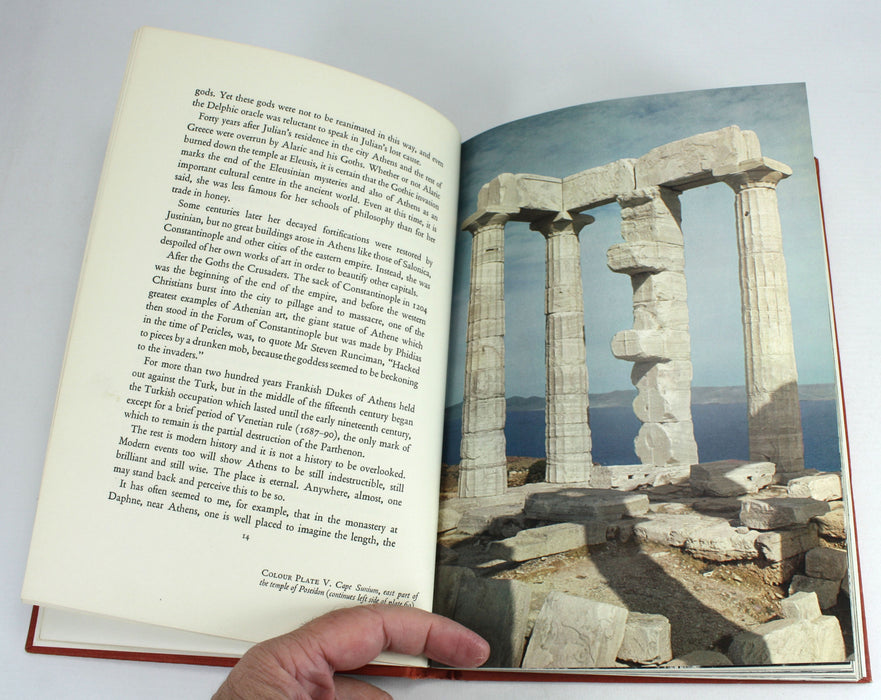 Athens by Martin Hurlimann, Rex Warner, 1957, William St Clair inscription