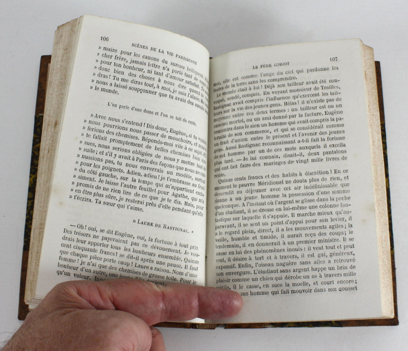 Scenes de la Vie Parisienne; Pere Goriot, Honore de Balzac, 1865