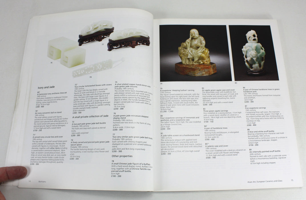Bonhams Asian Art, European Glass and Ceramics, Design from 1860 auction catalogue, April 2010, Edinburgh