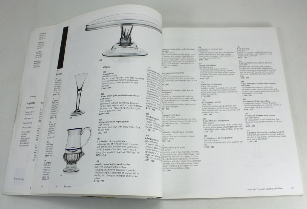 Bonhams Asian Art, European Glass and Ceramics, Design from 1860 auction catalogue, April 2010, Edinburgh