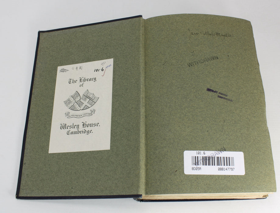 Bound Collection of Biblical Pamphlets, 1914. Collated by James Hope Moulton, with Correspondence.