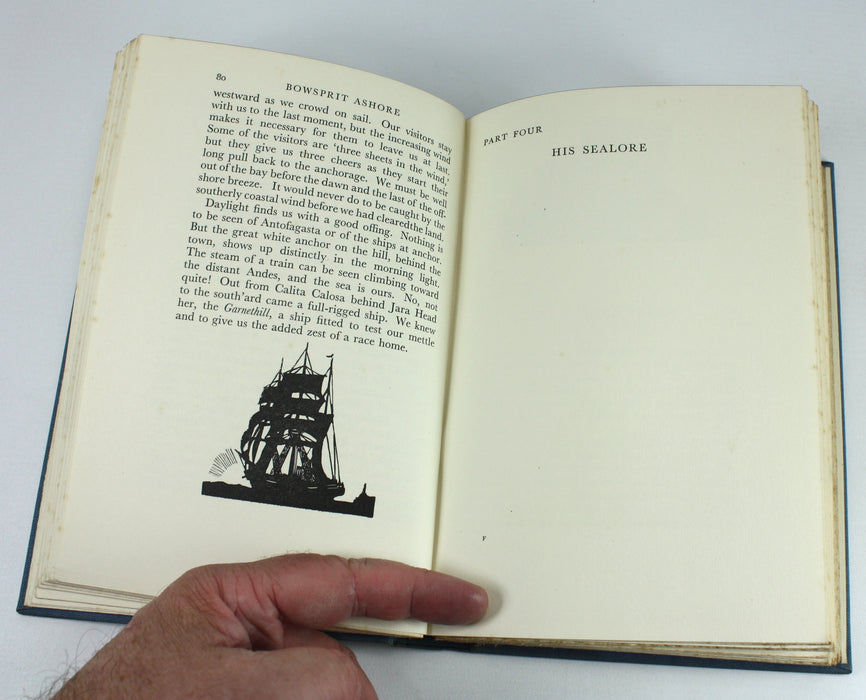 Bowsprit Ashore by Alexander H. Bone, 1932, with Freda Bone Woodcuts