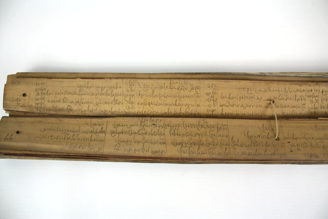 Buddhist Palm Leaf manuscript - Dehong Dai language, Northern Thailand/Burma/Yunnan Province