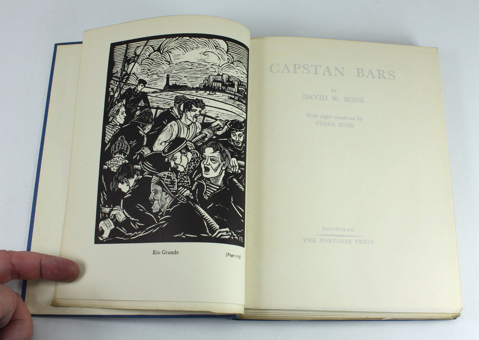 Capstan Bars by David W. Bone, 1931, with Freda Bone woodcuts