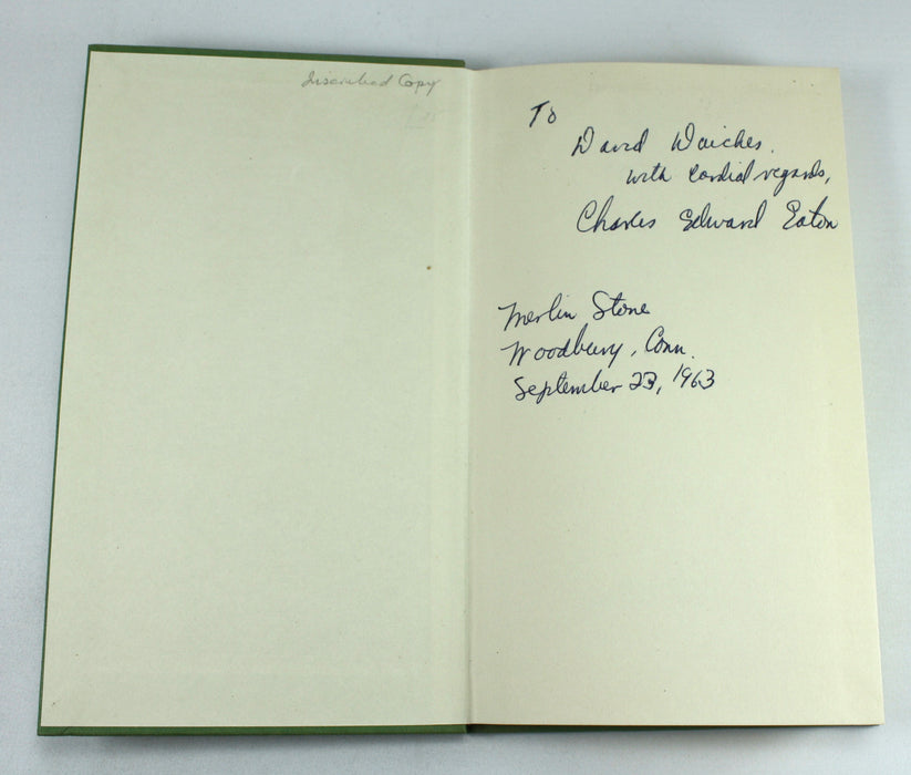 Countermoves by Charles Edward Eaton, 1962 first edition, Inscribed