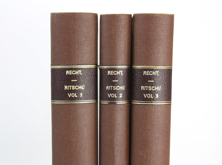 Die Christliche Lehre von der Rechtfertigung und Versohnung by Albrecht Ritschl, 3 Volume Set, 1870 - 1874