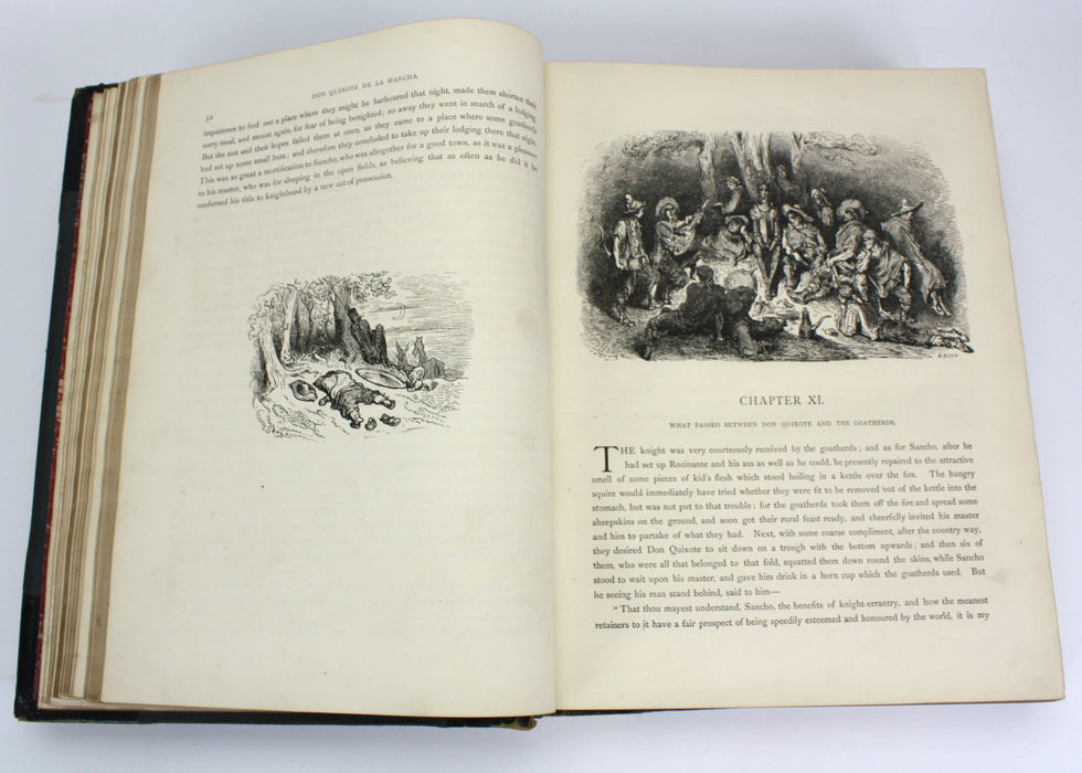 The History of Don Quixote by Cervantes, Gustave Doré, Large Folio