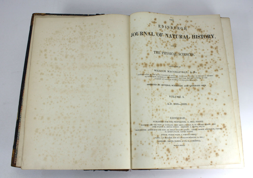 The Edinburgh Journal of Natural History, The Animal Kingdom of Baron Cuvier, 1835-1839, William Macgillivray