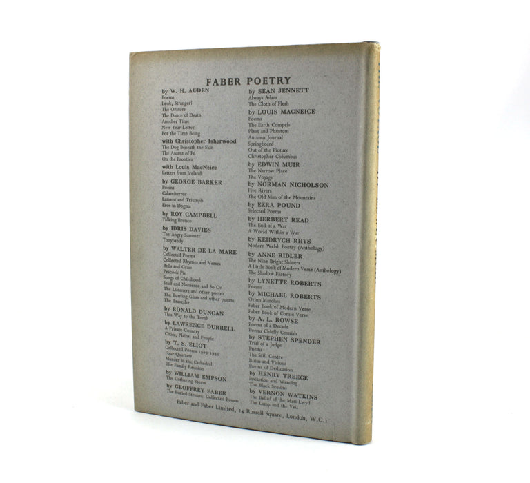 The Voyage and Other Poems, by Edwin Muir, 1946 first edition