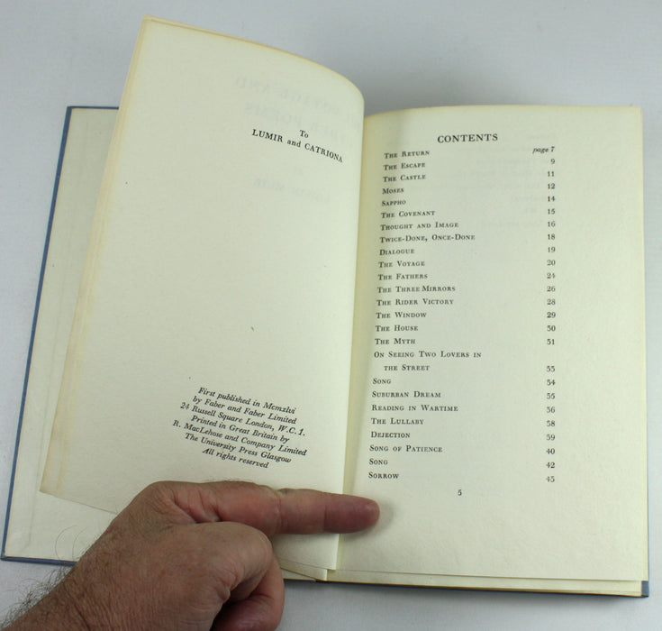 The Voyage and Other Poems, by Edwin Muir, 1946 first edition