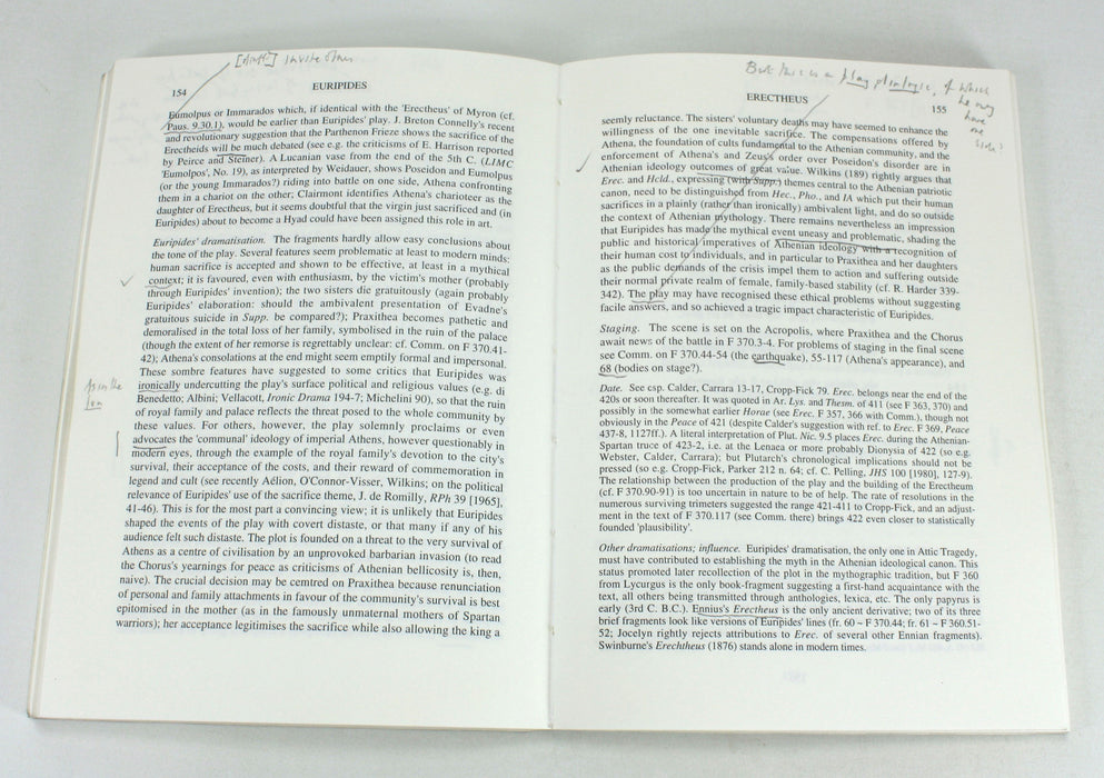 Euripides; Selected Fragmentary Plays, 2 Volume Set, Aris and Phillips
