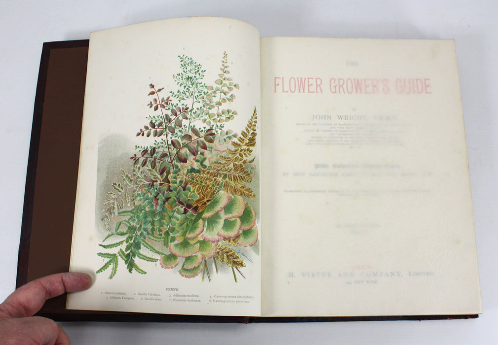 The Flower Grower's Guide, John Wright, 3 volumes complete, 1897