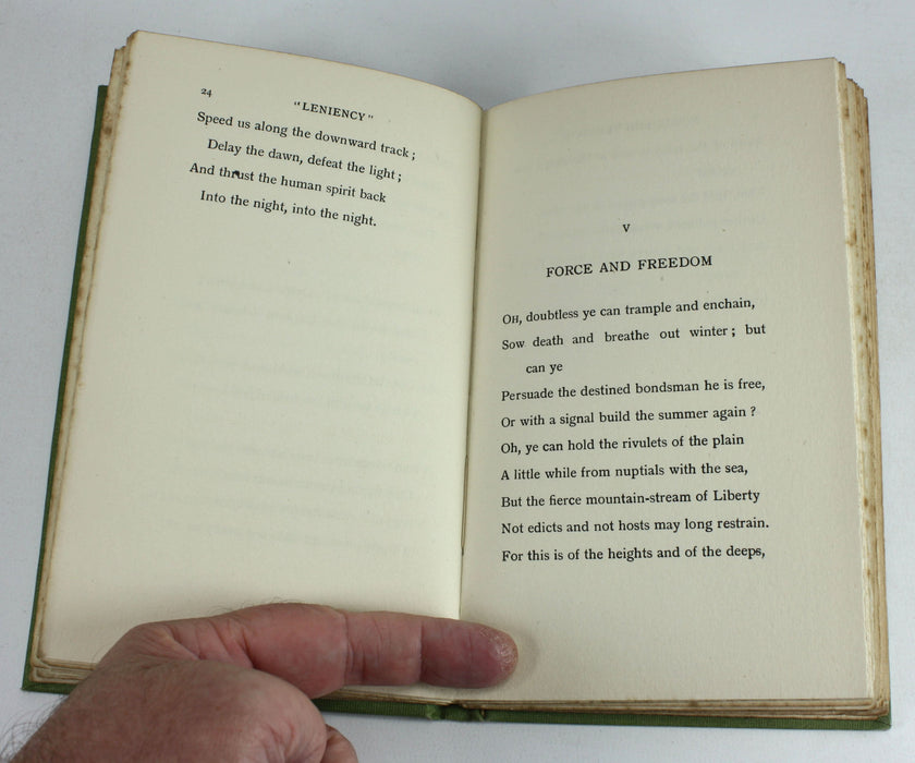For England; Poems Written During Estrangement, by William Watson, 1904