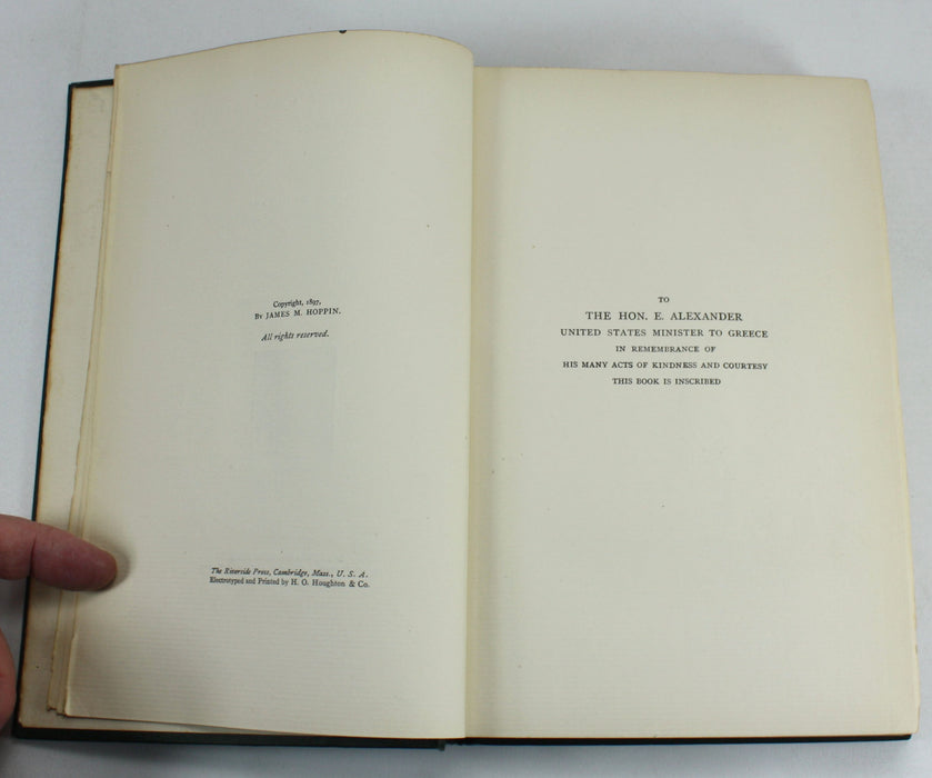 Greek Art on Greek Soil by James M. Hoppin, 1897 first edition.