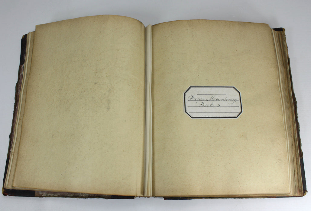 Unique Handmade Manuscript Craft Techniques Teaching Book, Victorian era