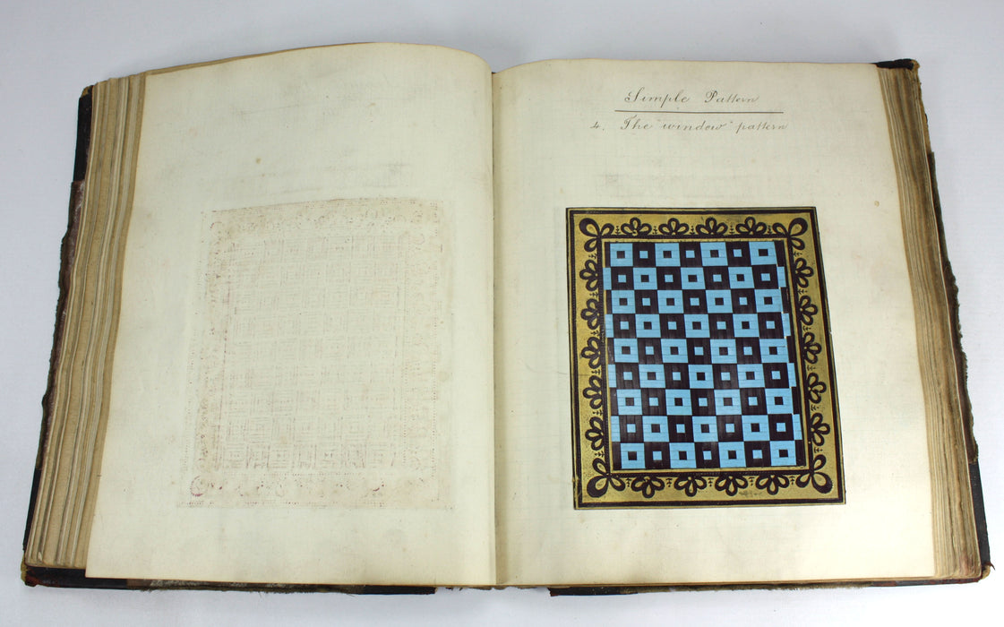 Unique Handmade Manuscript Craft Techniques Teaching Book, Victorian era