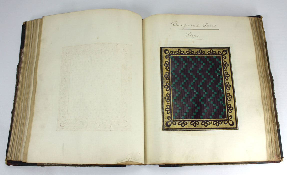 Unique Handmade Manuscript Craft Techniques Teaching Book, Victorian era