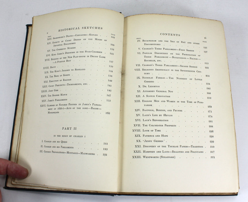 Historical Sketches of Notable Persons and Events in the Reigns of James I and Charles I, Thomas Carlyle, 1898