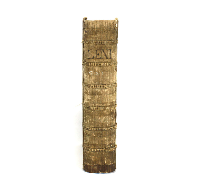 Ioan Scapulae; Lexicon Graeco-Latinum, Johannem Blaeuw and Ludovicum Elzevirium, 1652