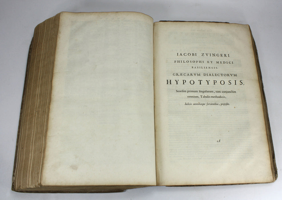 Ioan Scapulae; Lexicon Graeco-Latinum, Johannem Blaeuw and Ludovicum Elzevirium, 1652