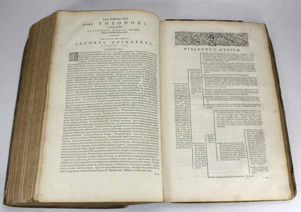 Ioan Scapulae; Lexicon Graeco-Latinum, Johannem Blaeuw and Ludovicum Elzevirium, 1652