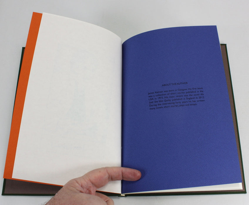 James Kelman - A Lean Third, Tangerine Press 2014, signed, limited, Private Press