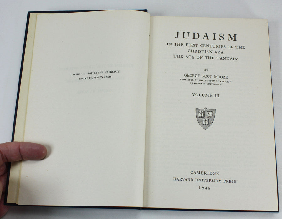 Judaism in the First Centuries of the Christian Era; The Age of the Tannaim